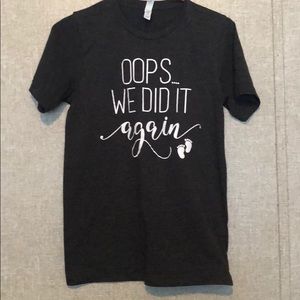 Pregnancy announcement shirt